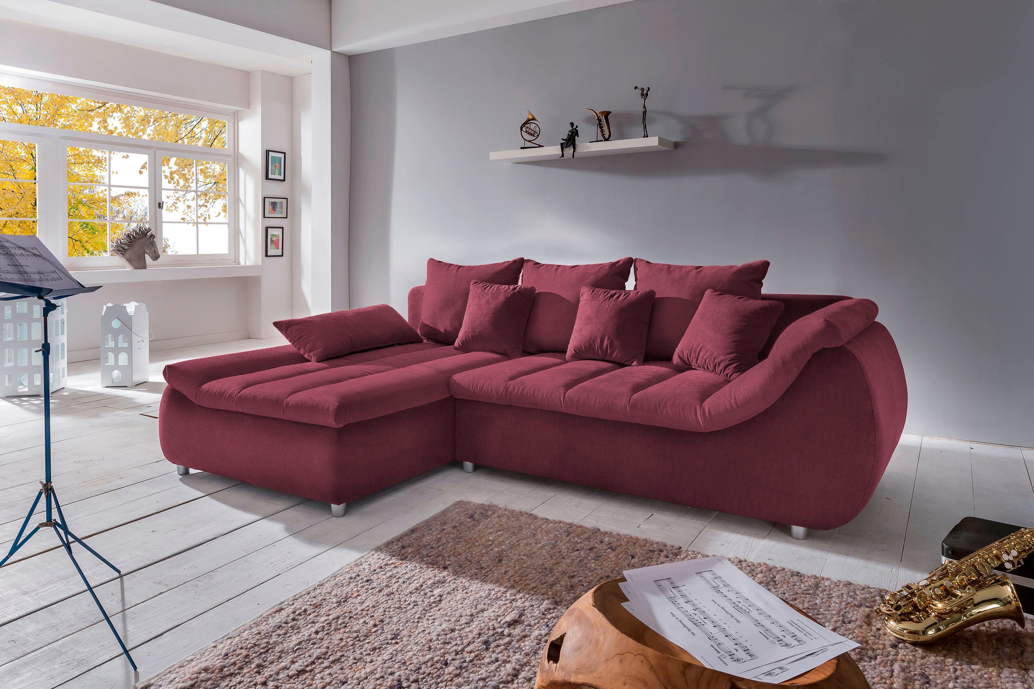 INOSIGN Ecksofa Imola elegant und bequem, günstig online kaufen