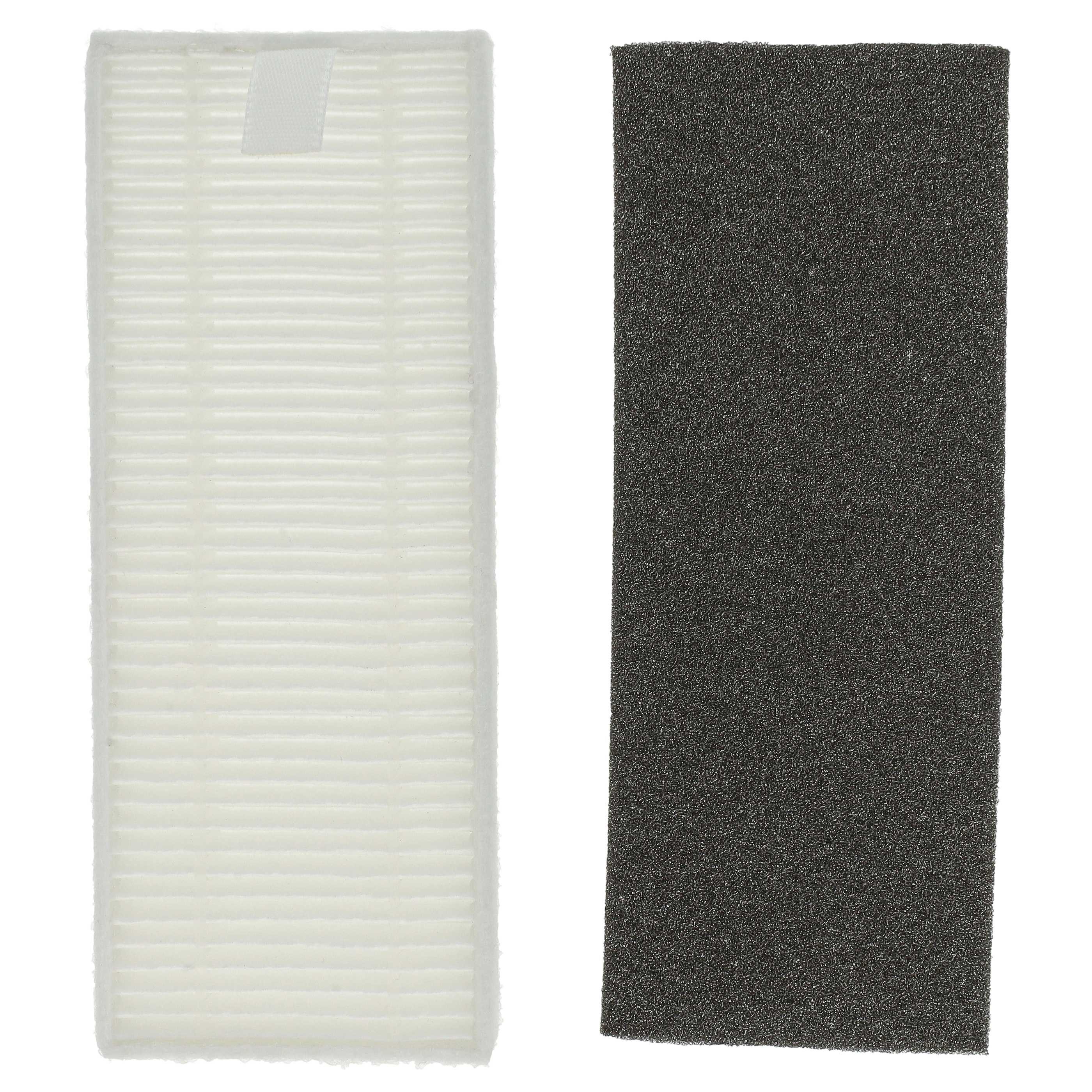 vhbw Ersatzfilter passend für Rowenta X-plorer Serie 50 RR7387WH Saugroboter, Zubehör für Rowenta X-plorer Serie 50 RR7387WH