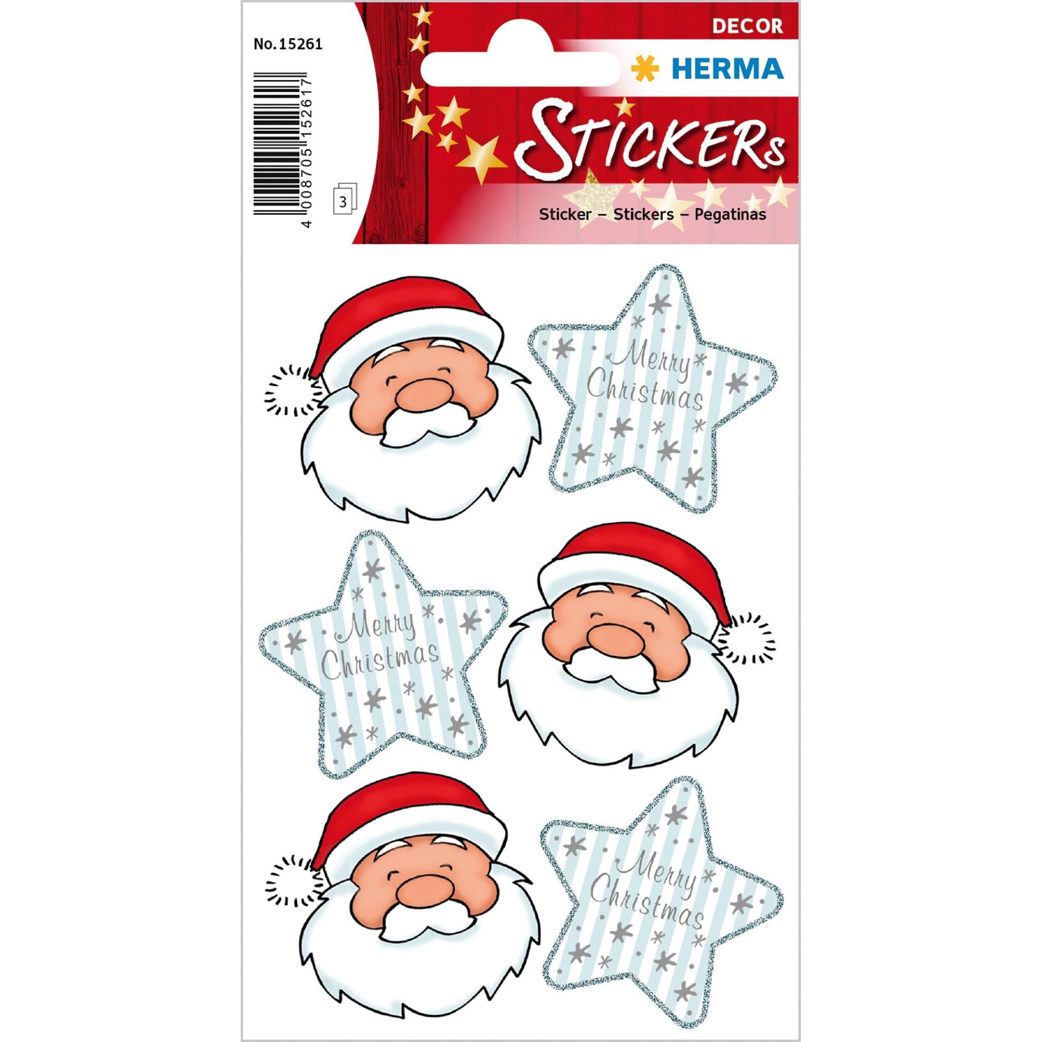 HERMA Sticker Herma Sticker DECOR Weihnachten Nikolausgruss 3 Bl