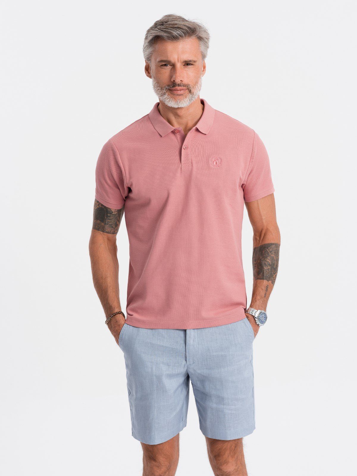 OMBRE Poloshirt Ombre Poloshirt aus Piqué-Strick günstig online kaufen