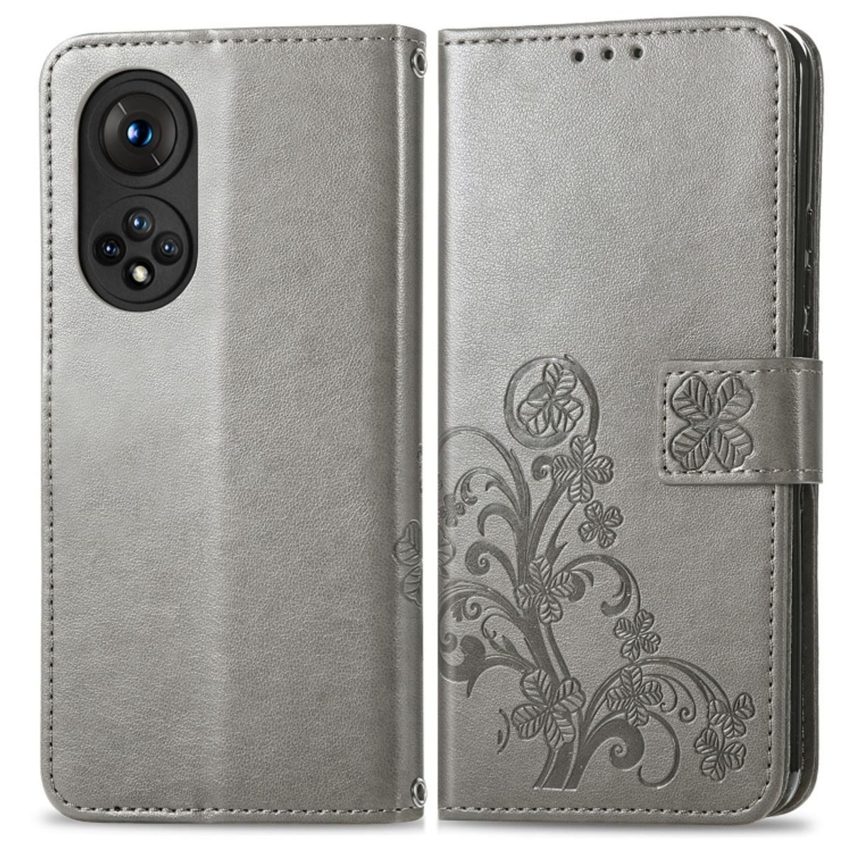 König Design Handyhülle Honor Honor 50, Schutzhülle Schutztasche Case Cover Etuis Wallet Klapptasche Bookstyle