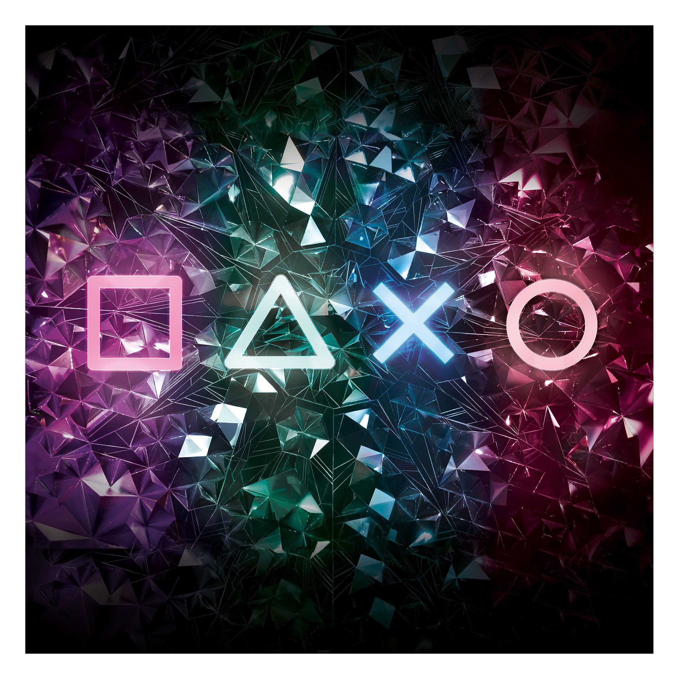 Bilderdepot24 Fototapete Controller Kristallen Neon Art Gamer bunt moderne Wanddeko XXL, Glatt, Matt, (Vliestapete inkl. Kleister oder selbstklebend), Jugendzimmer Gaming Zimmer Tapete Wohnzimmer Vliestapete Wandtapete