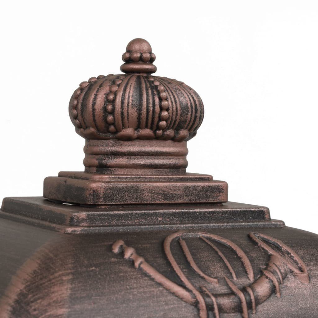 Aluminium Säulenbriefkasten vidaXL Briefkasten Vintage-Stil Bronzefarben Bronze Rostfrei