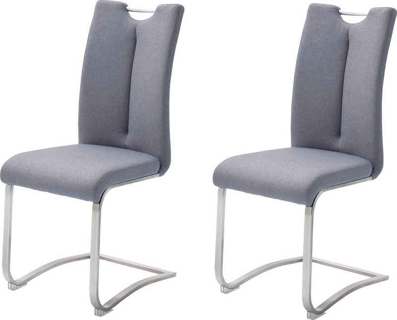 MCA furniture Freischwinger »Artos XL« (Set, 2 St), 2-er Set, Stuhl mit Griffloch, belastbarkeit bis 140 kg