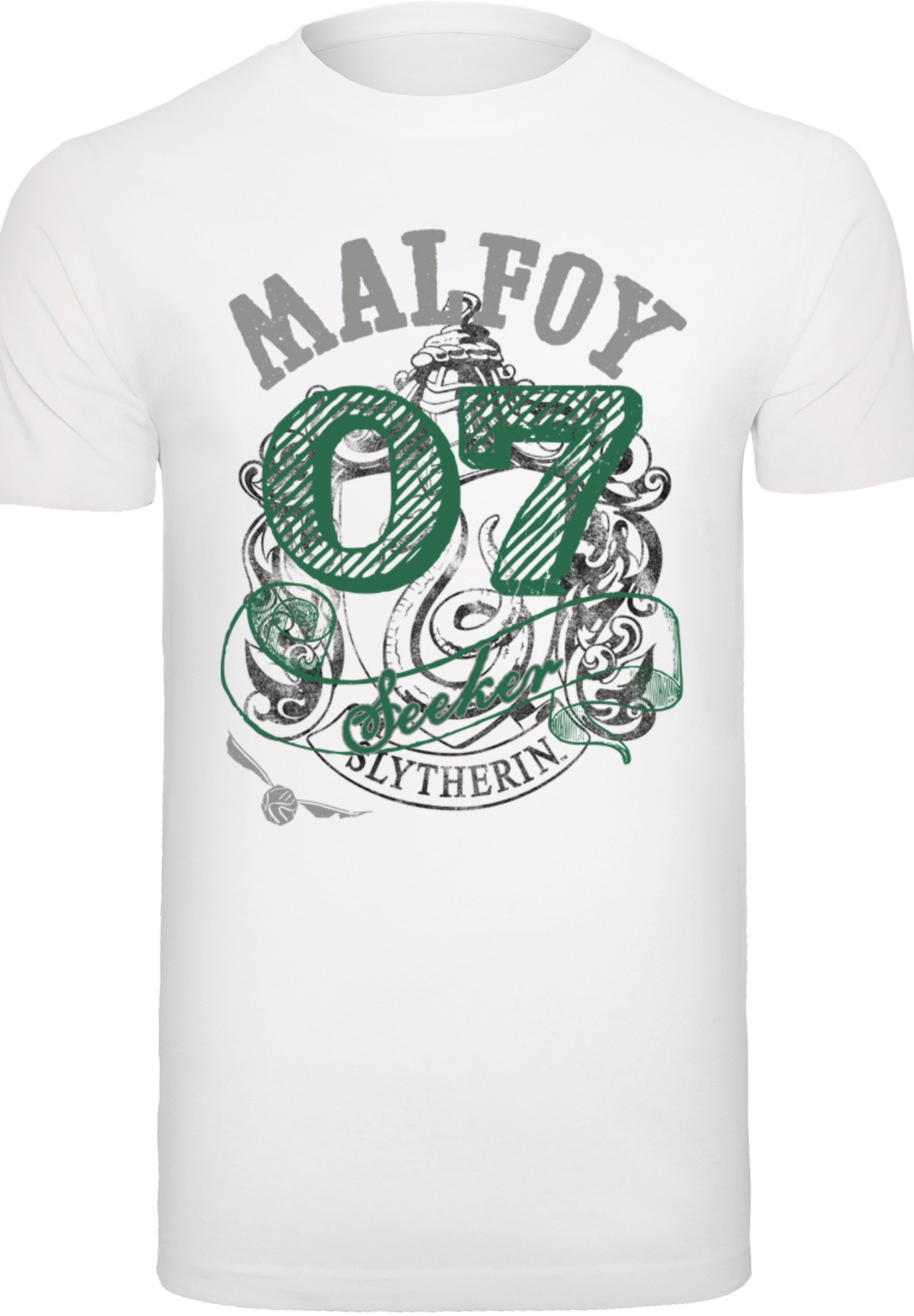 F4NT4STIC Kurzarmshirt Herren Harry Potter Draco Malfoy Seeker with T-Shirt Round Neck (1-tlg) | T-Shirts