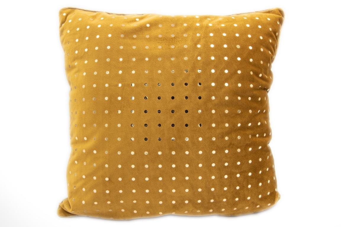 PAD Kissenhülle pad Kissenhülle Bivio mit goldenen Punkten, senffa. € 35,95, (€ 35,95 pro 1 Stk).
