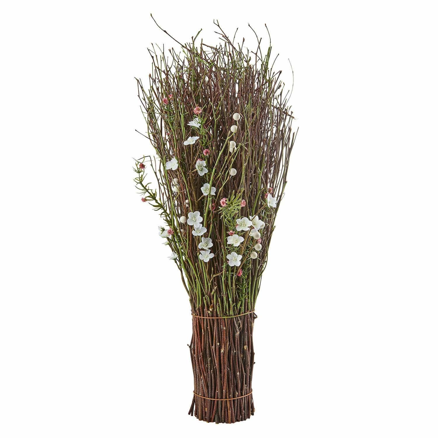 Kunstblume Deko-Blumenstrauß Verilo grün/braun, Mirabeau, Höhe 65.0 cm