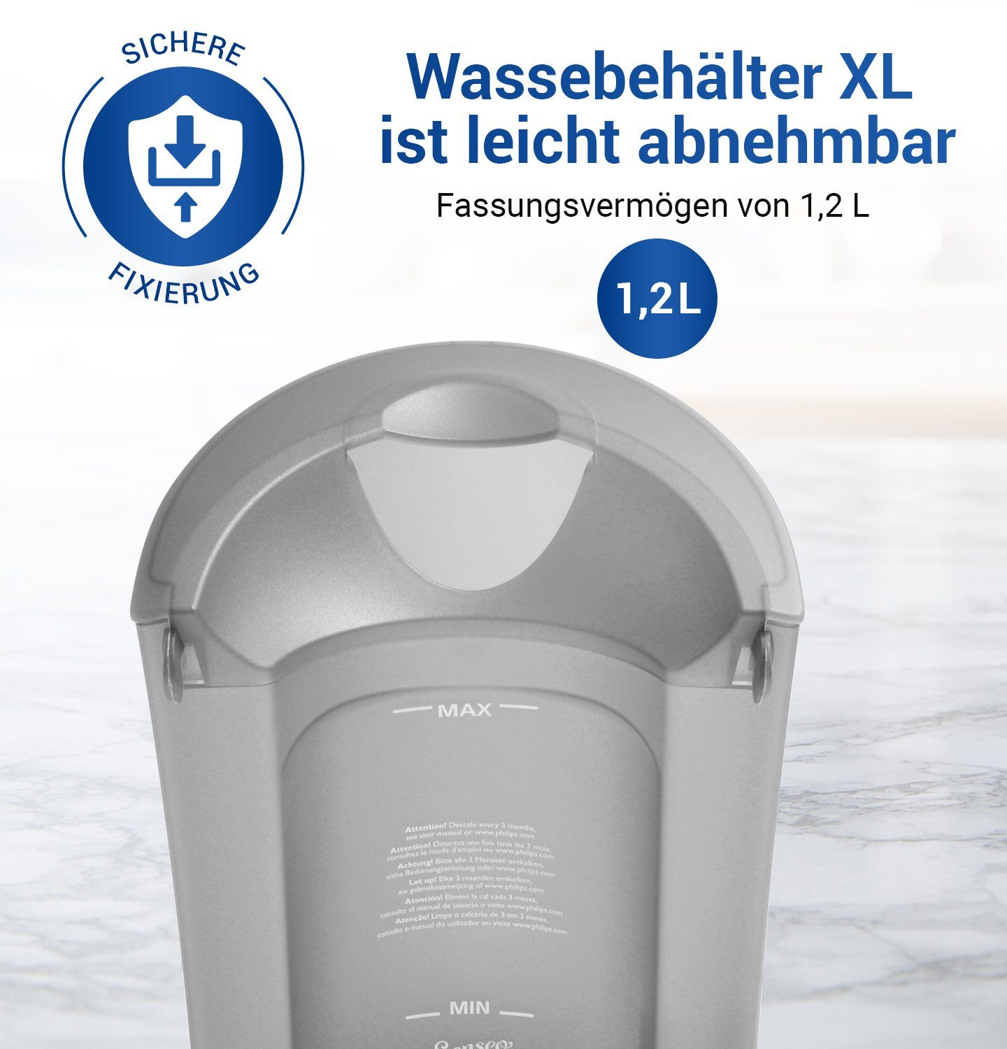 Philips Wassertank XL Wasserbehälter 422225965551, für Senseo Kaffeemaschin günstig online kaufen
