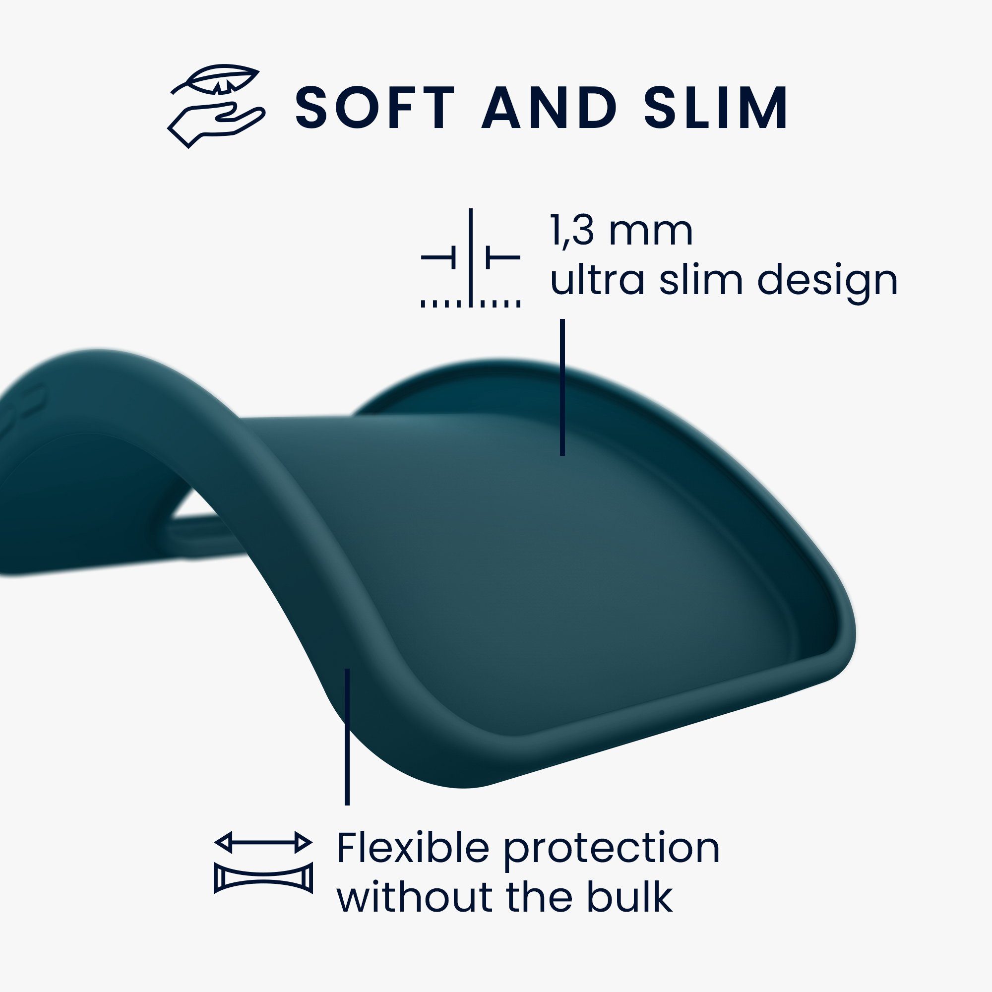 kwmobile Handyhülle Hülle für ASUS Zenfone 10 / Zenfone 9, Hülle Silikon - Soft Handyhülle - Handy Case Cover