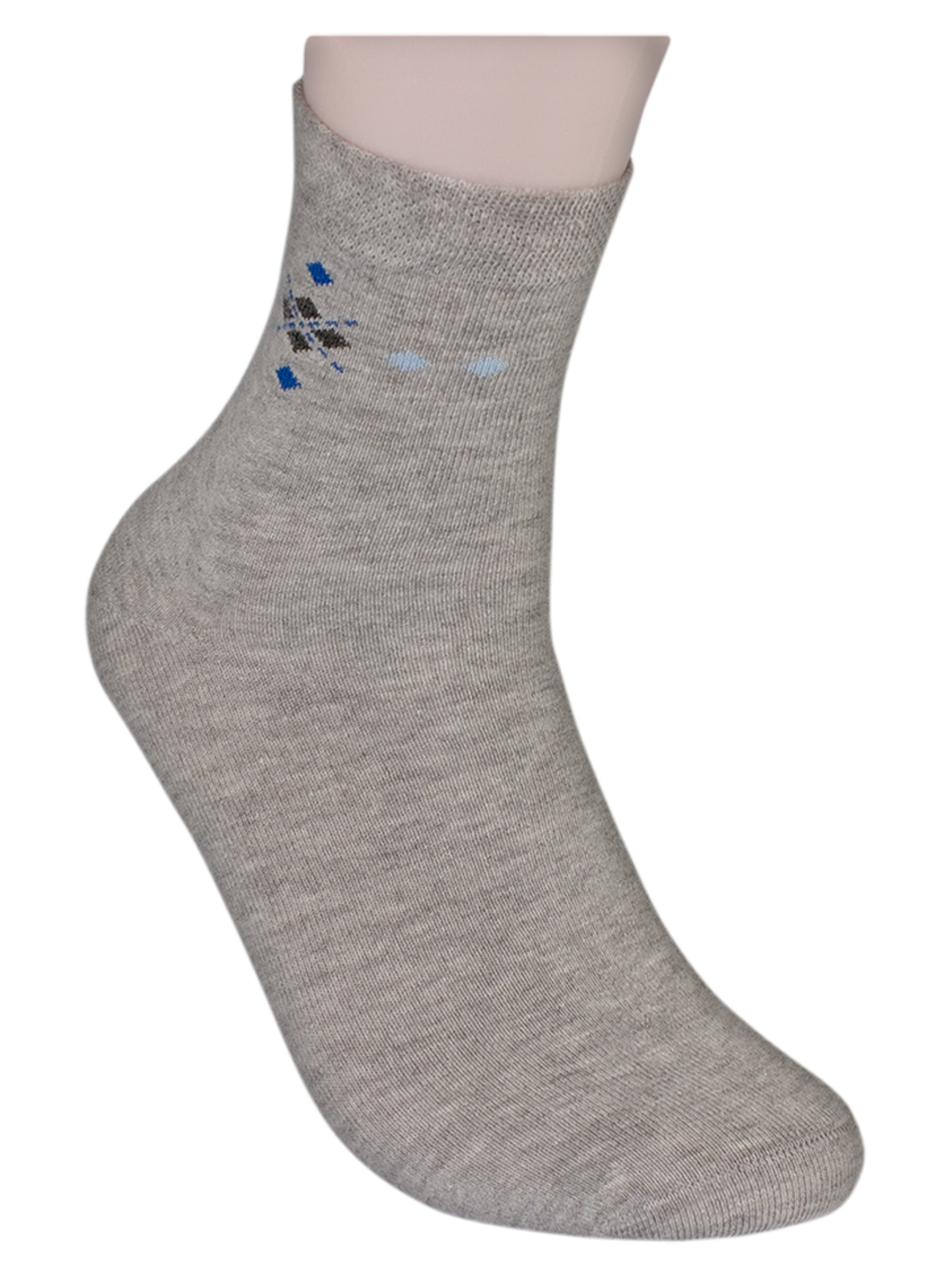 Die Sockenbude Kurzsocken WELLNESS (Bund, 5-Paar, blau rot rosa) mit Komfortbund ohne Gummi – Bild 5 von 5
