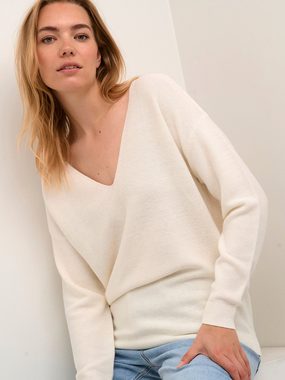 Cream Strickpullover Sillar (1-tlg) Plain/ohne Details