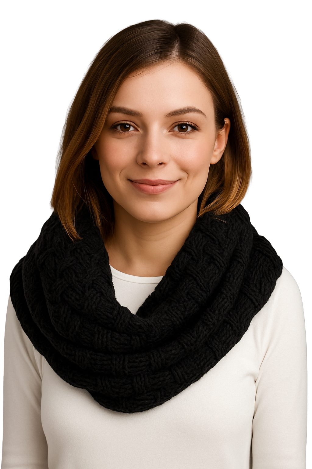 WITORU Strickschal modischer Damen Schal / Winterschal / Damenschal