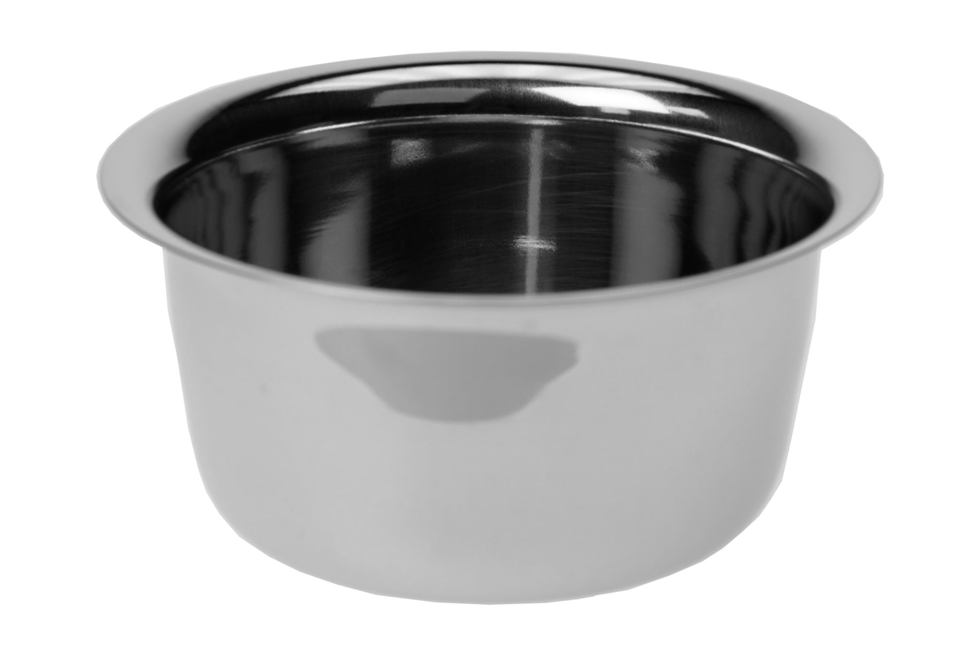 Fantasia Beauty Rasierschale Rasierschale, Metall, Silberfarben, Höhe: 5 cm, Ø 9 cm, 1-tlg., zum Schlagen von Rasierschaum