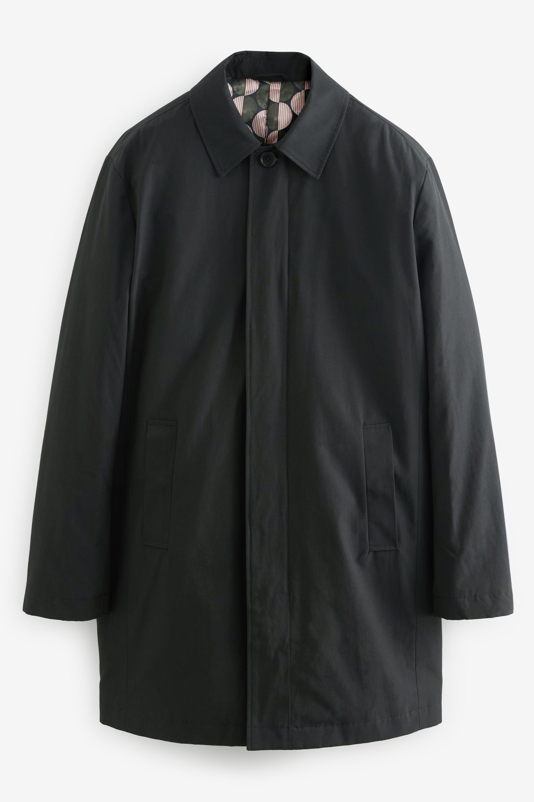 Next Regenmantel Mac Coat Black (1-tlg)