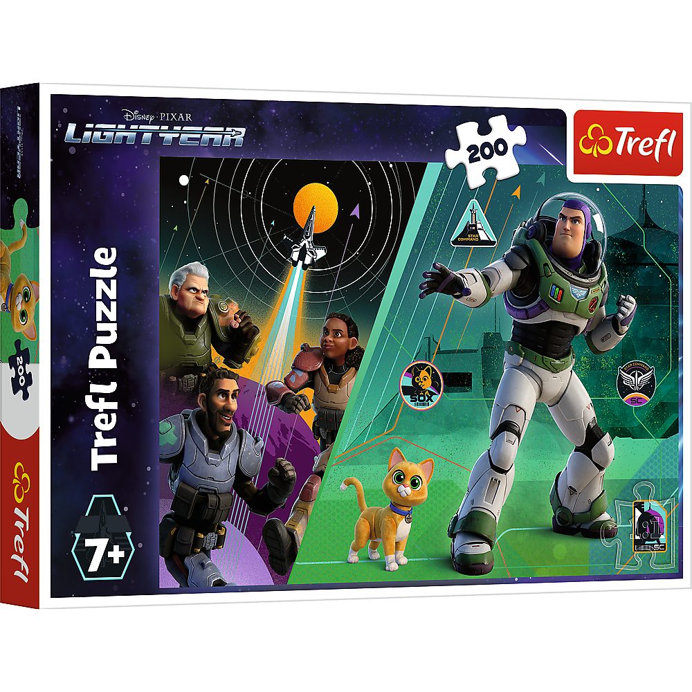 Disney Puzzle Disney Puzzle Adventures of Buzz Lightyear 200 Teile Weltraumabenteuer, Puzzleteile