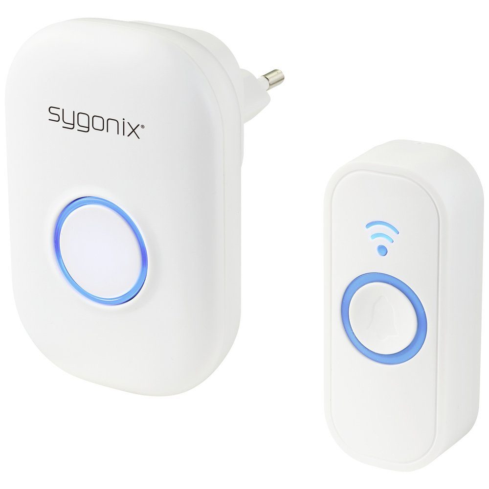 Sygonix Türklingel Sygonix SY-5225386 Funkklingel Komplett-Set mit Blitzlicht