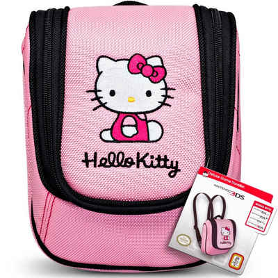 BigBen Konsolen-Tasche Hello Kitty Mini-Rucksack Tasche Hülle Case, Official Nintendo und Sanrio Licensed Product, Aufbewahrung für Zubehör, Schutzhülle