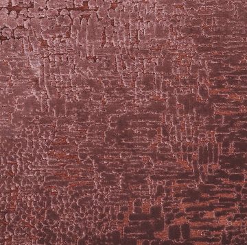 Teppich Edlel glänzender Flachflorteppich Genoa 938507 abstrakte Struktur, TaraCarpet, rechteckig, Höhe: 9 mm, Vintage seidige Struktur Wohnzimmer Esszimmer Schlafzimmer 100x140 cm