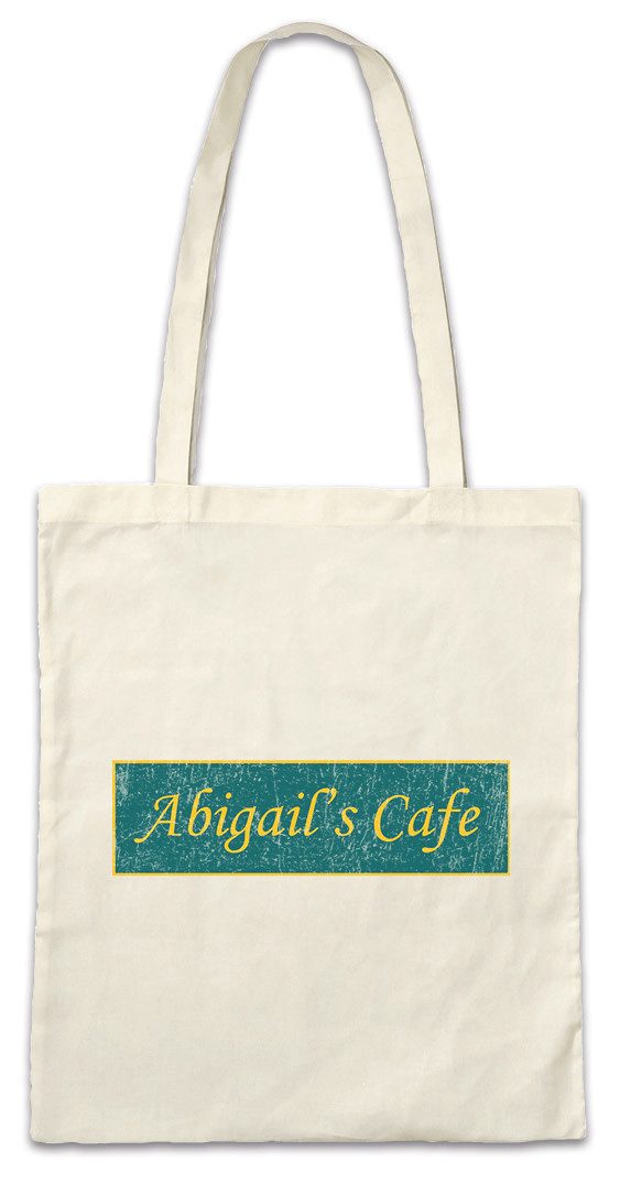 Beuteltasche Abigail's Cafe Stofftasche When Calls City Place The Name Heart Sign