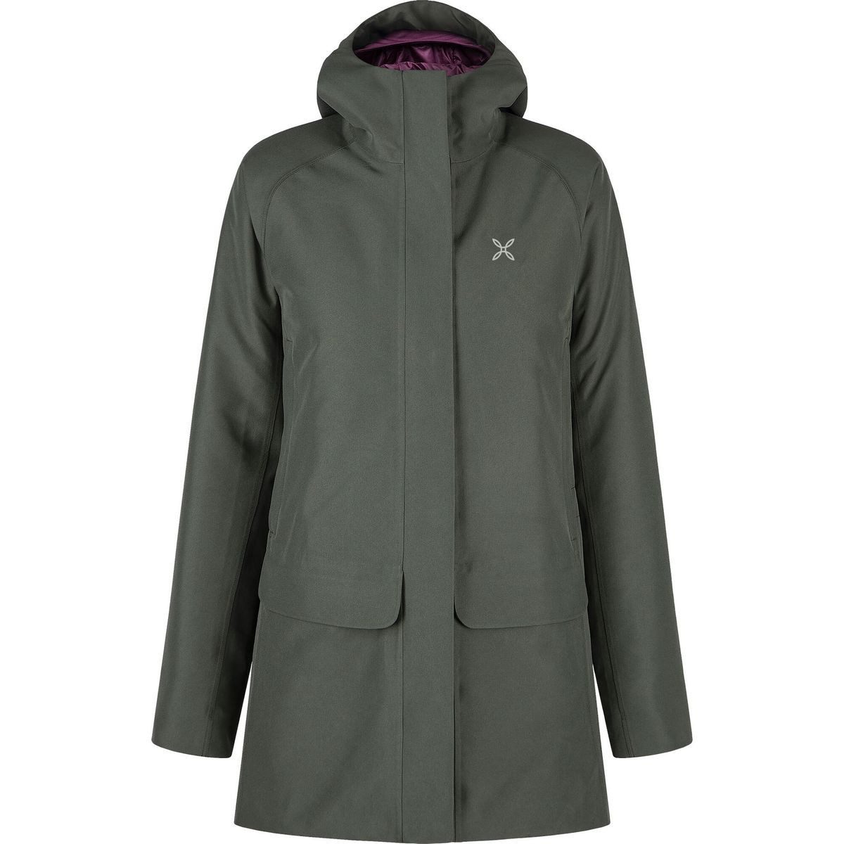 MONTURA Outdoorjacke Renon Parka Woman Wasserdichte und winddichte Damenjacke mit Kapuze und verstellbarer