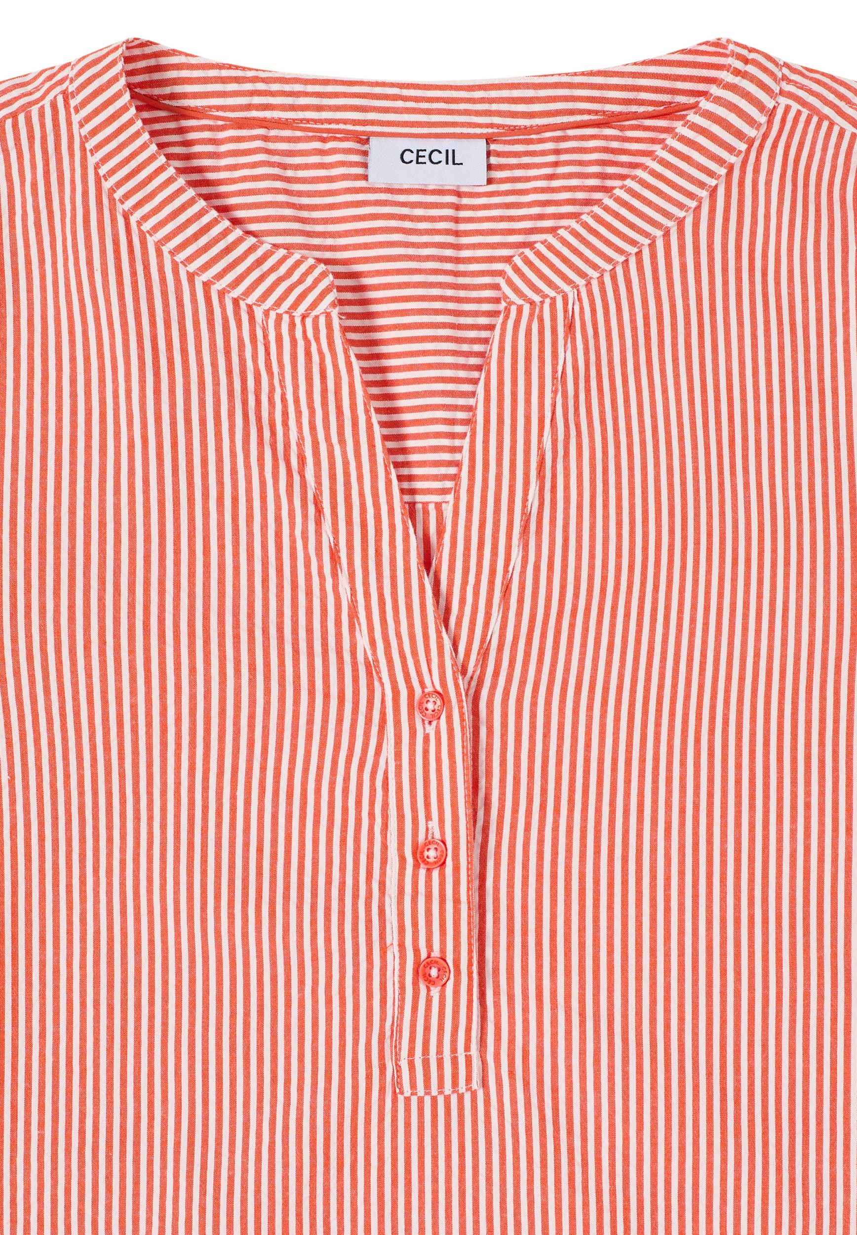 CECIL Langarmbluse Seersucker Stripe Blouse günstig online kaufen