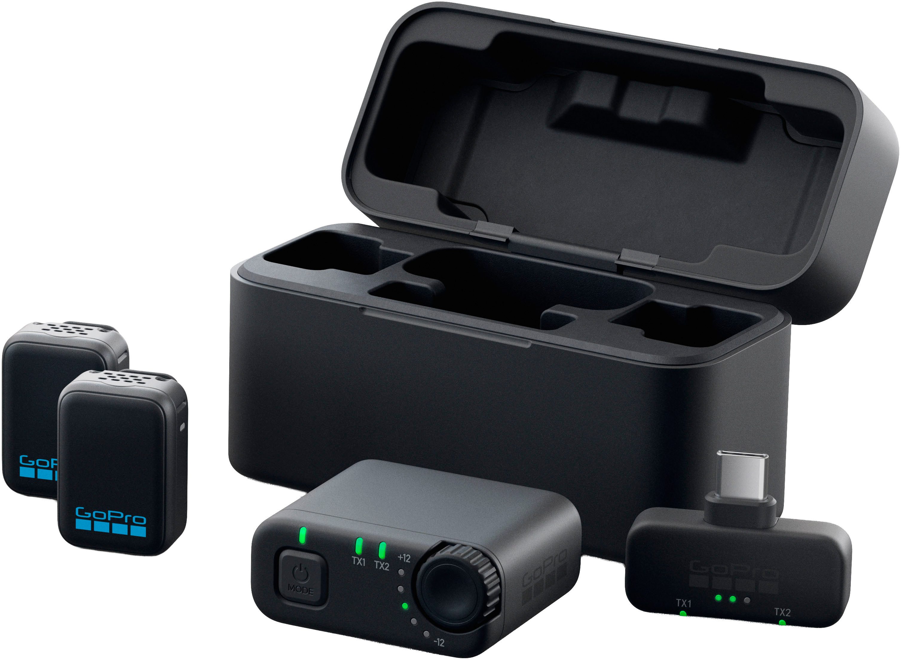 GoPro Streaming-Mikrofon Kabelloses Mikrofon (Komplettset)
