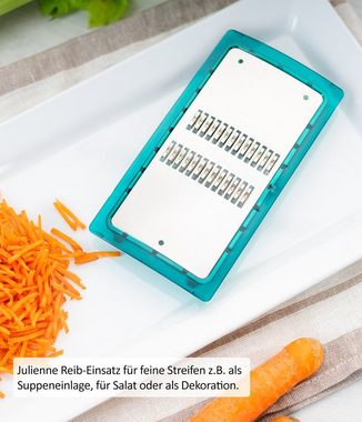 Genius Gemüseschneider Nicer Dicer Chef Professional Reib-Einsätze, Zubehörset 2-tlg.