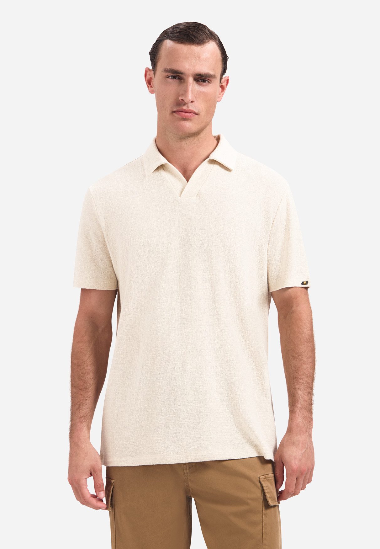NO EXCESS Poloshirt Polo V Short Sleeve