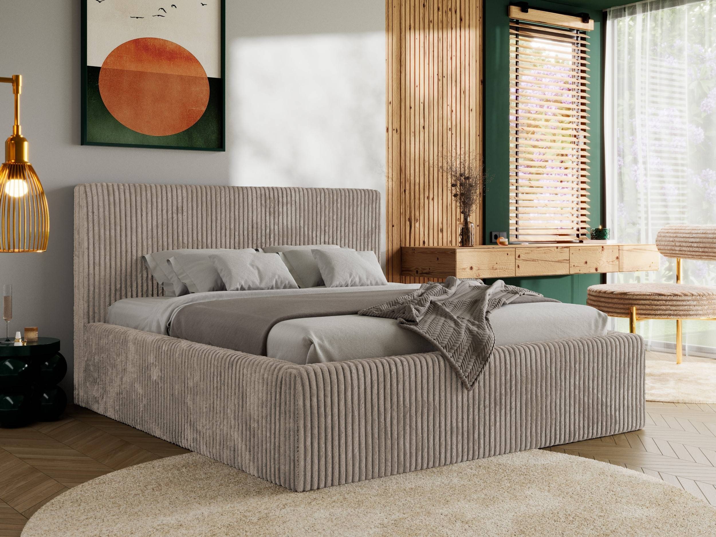 MKS MÖBEL Polsterbett TILIANO CLASSIC (Packung, Set, moderne Bett mit Staur günstig online kaufen