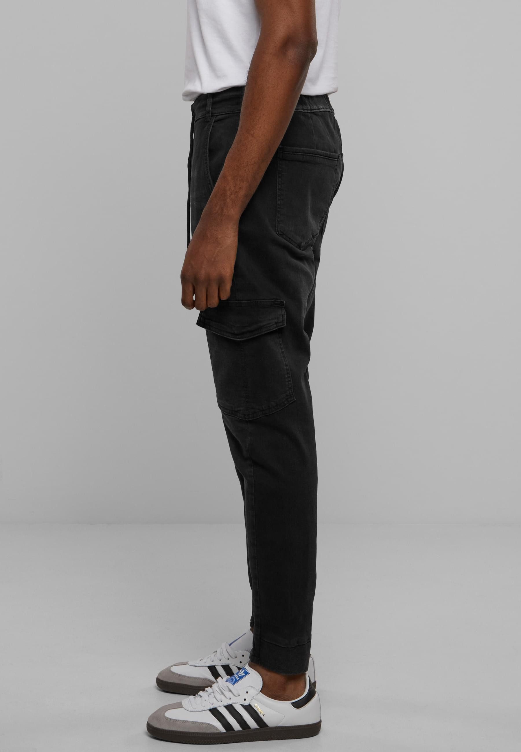 2Y Studios Cargohose 2Y Studios Herren 2Y Basic Cargo Antifit Denim (1-tlg)