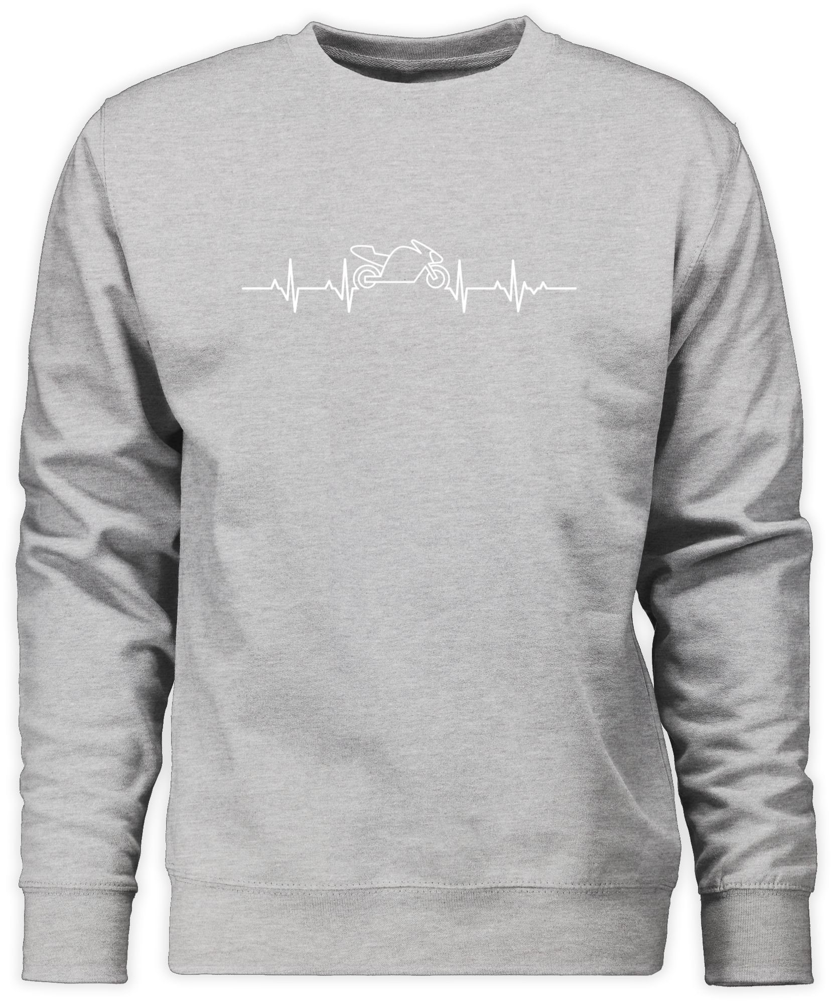 Shirtracer Sweatshirt Herzschlag Motorrad - Motorbike günstig online kaufen
