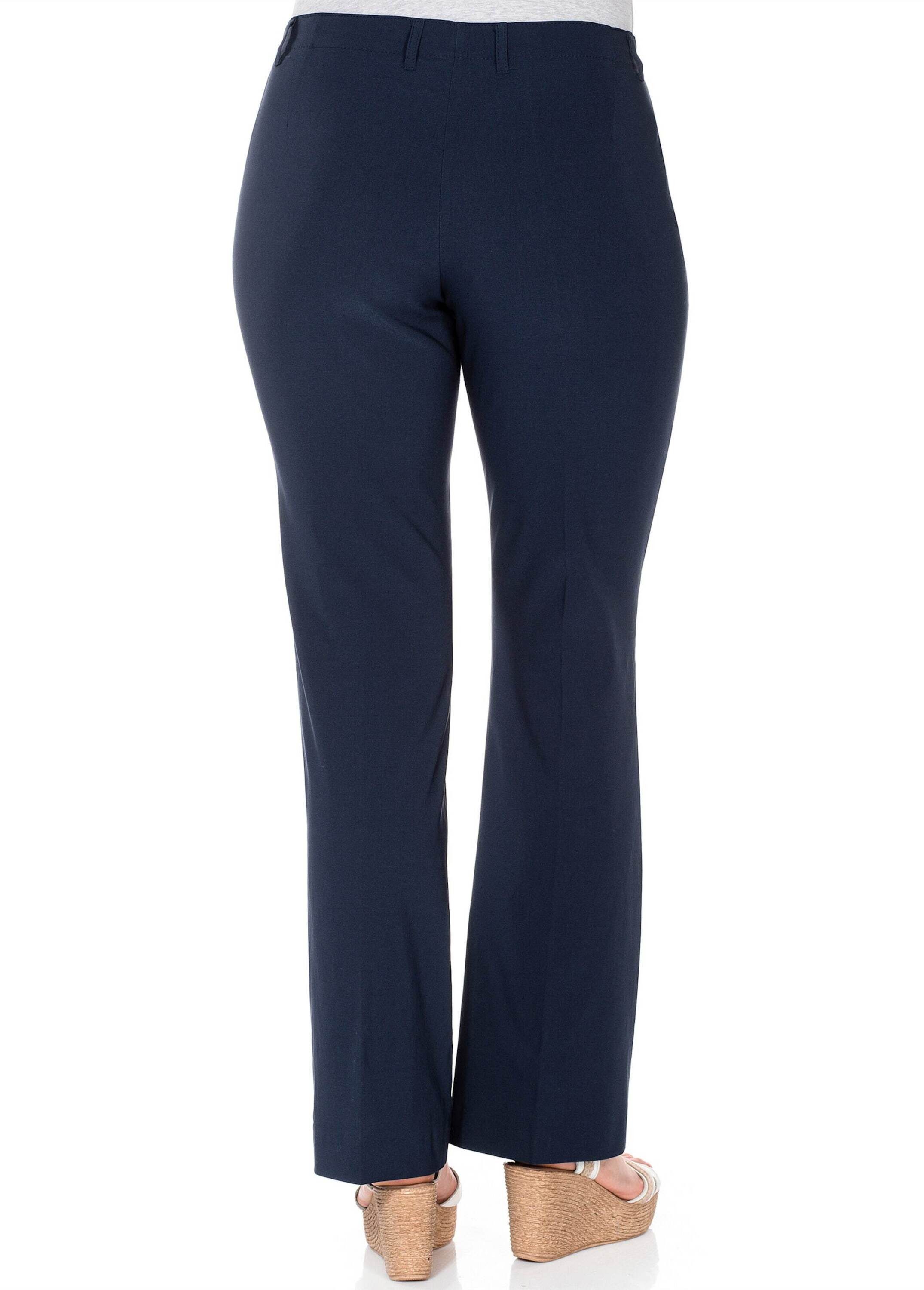Sheego Jerseyhose Stretch-Hose »Die Bootcut« mit schmalem Bund