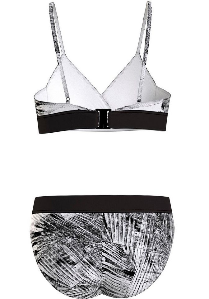 Calvin Klein Swimwear Triangel-Bikini CROSSOVER TRIANGLE BIKINI SET-PR In  gemusteter Optik