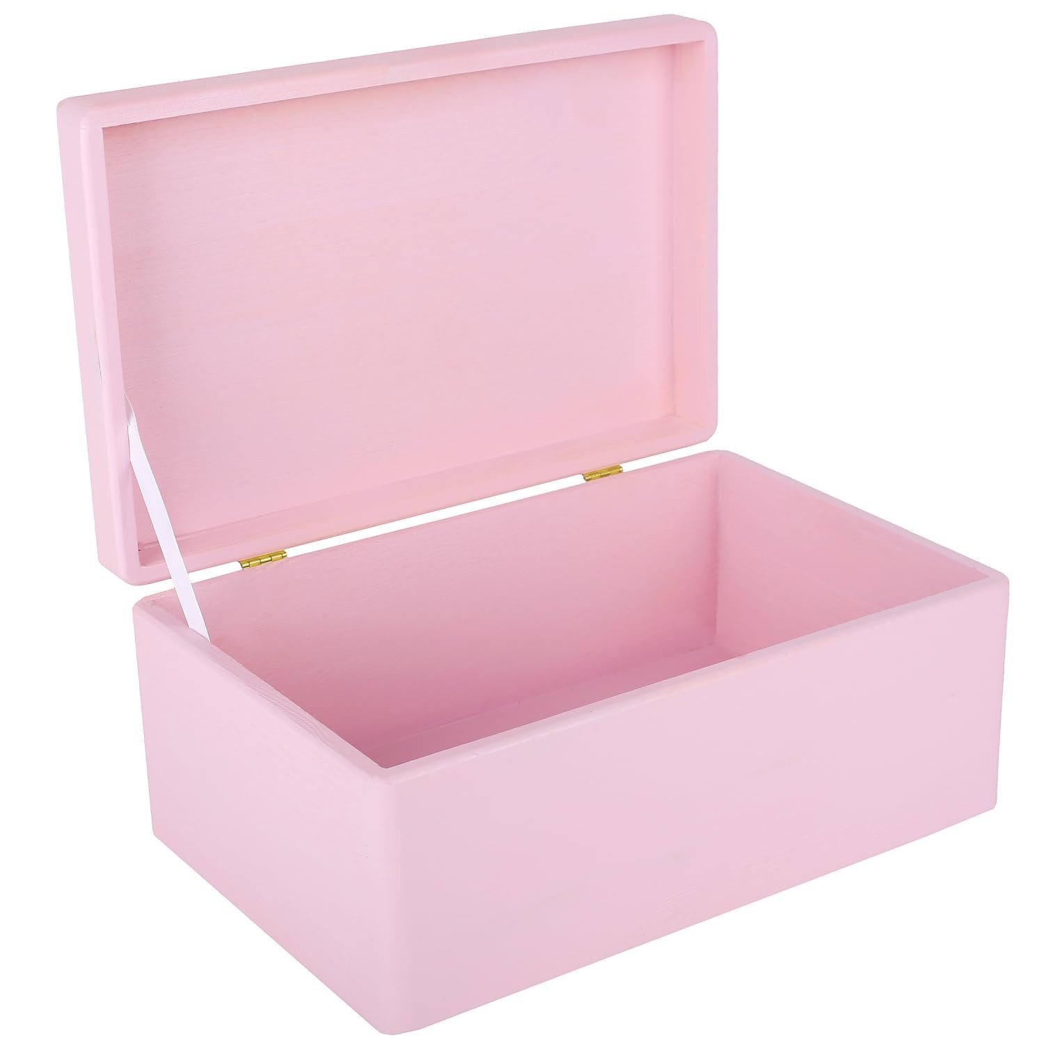 Creative Deco Aufbewahrungsbox mit Deckel Groß Erinnerungsbox Baby Holzbox 30 x 20 x 14 cm