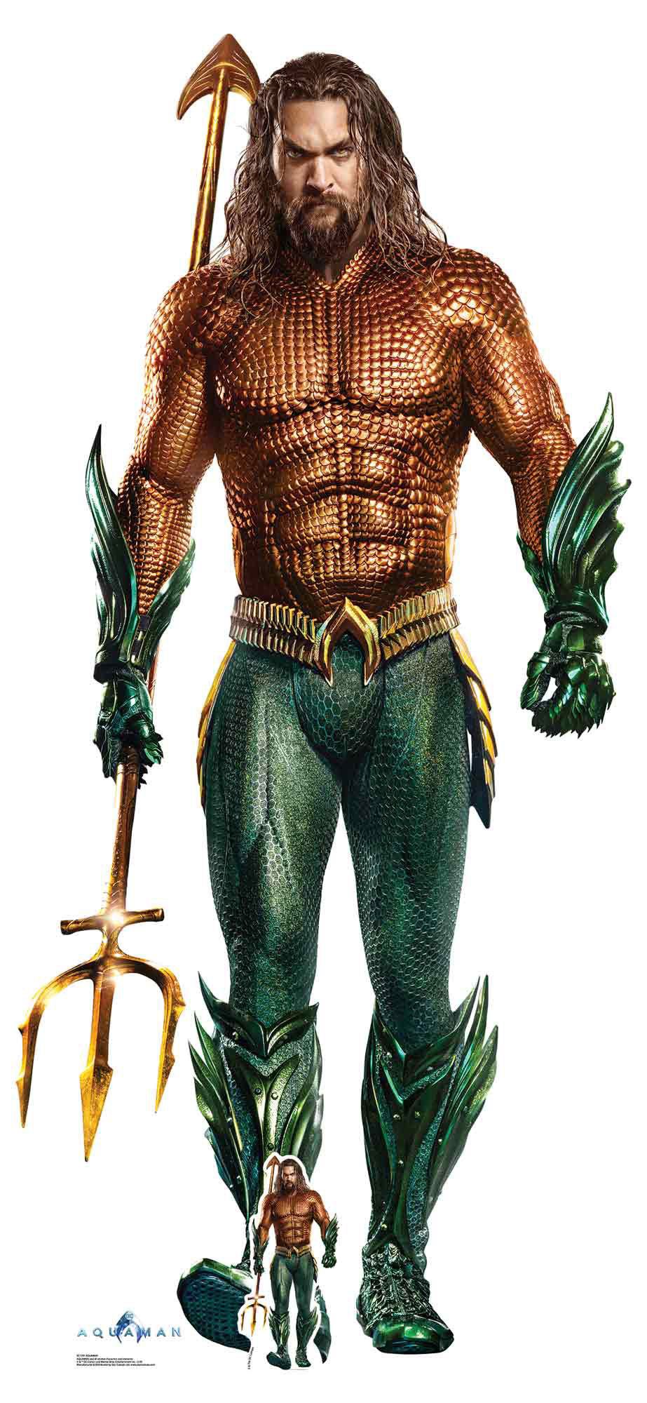 Dekofigur Aquaman Pappaufsteller Pappaufsteller