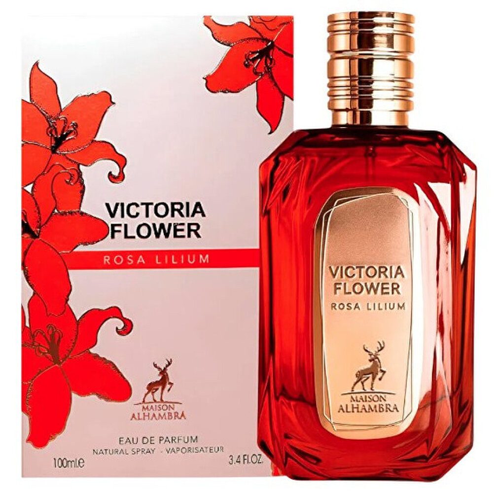 Alhambra Eau de Parfum Victoria Flower Rosa Lilium Eau de Parfum 100 ml (Frau)