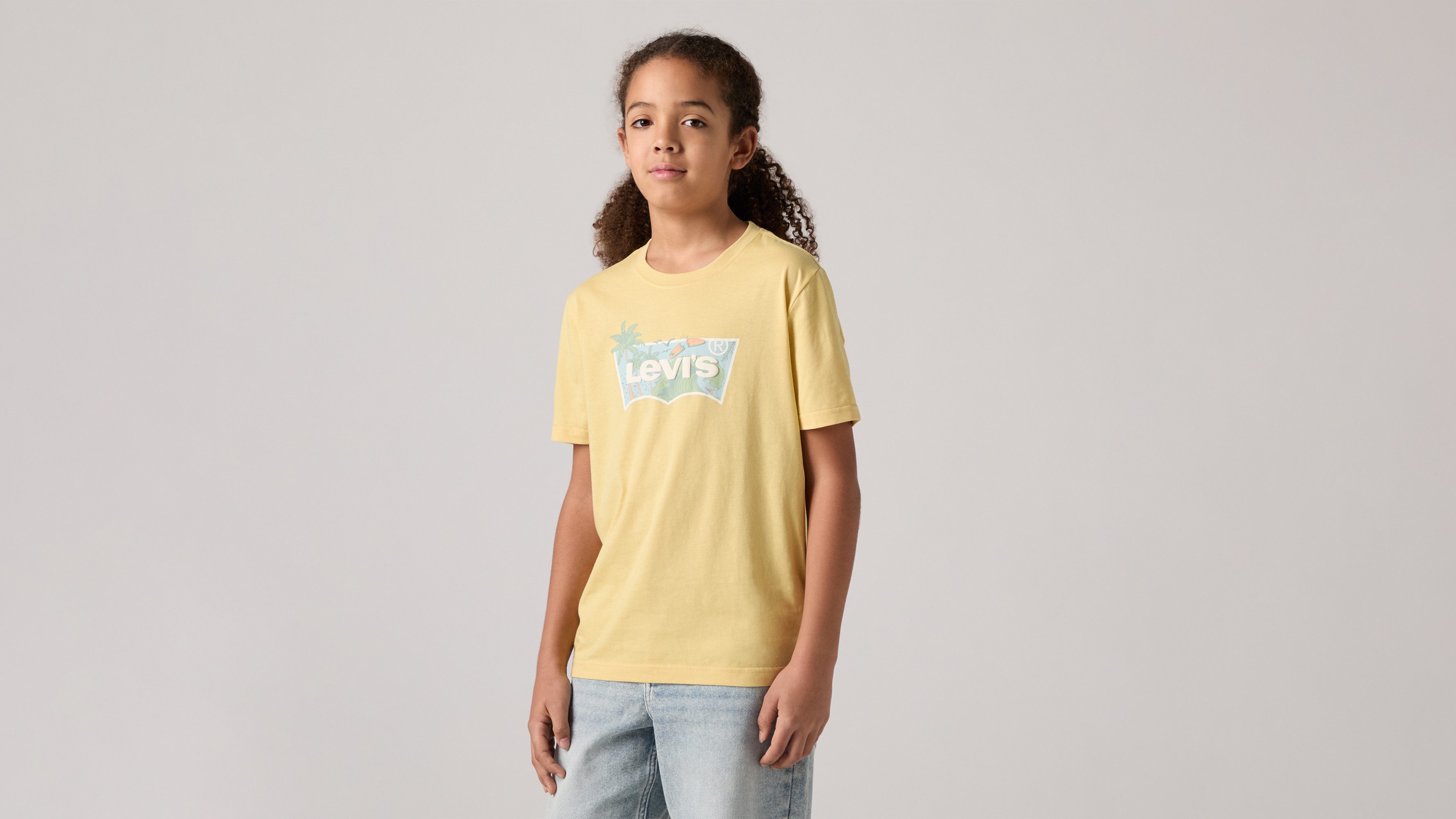 Levi's® Kids T-Shirt LVB HIGH TIDE BATWING TEE for Boys, mit Front-Print