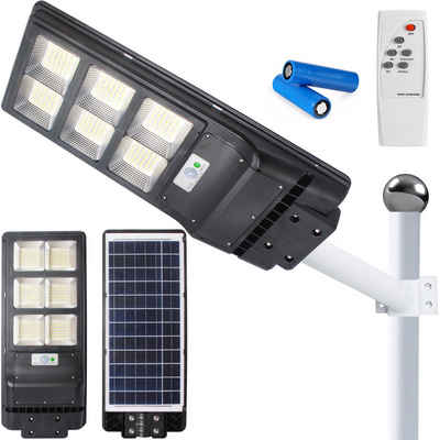 Retoo LED Solarleuchte LED Solar Straßenlampe Straßenlaterne Fernbedienung Solarleuchte, eingebaute Dämmerungssensoren und Bewegungssensoren, IP67