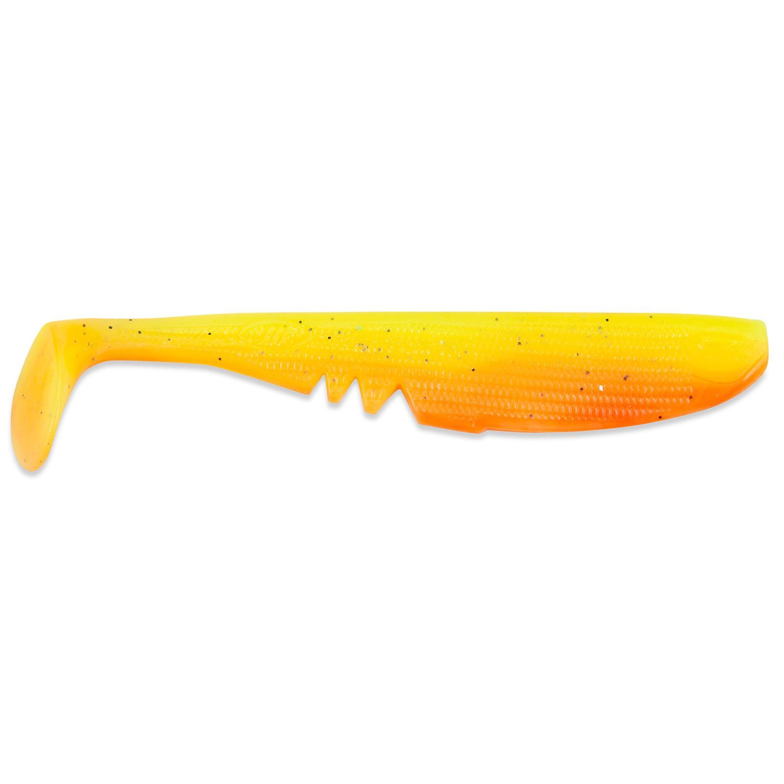 Moby Softbaits Kunstköder, Sänger Iron Claw Moby Racker Shad Non Toxic 10,5cm Fire Tiger 1 Stk. Gummifische