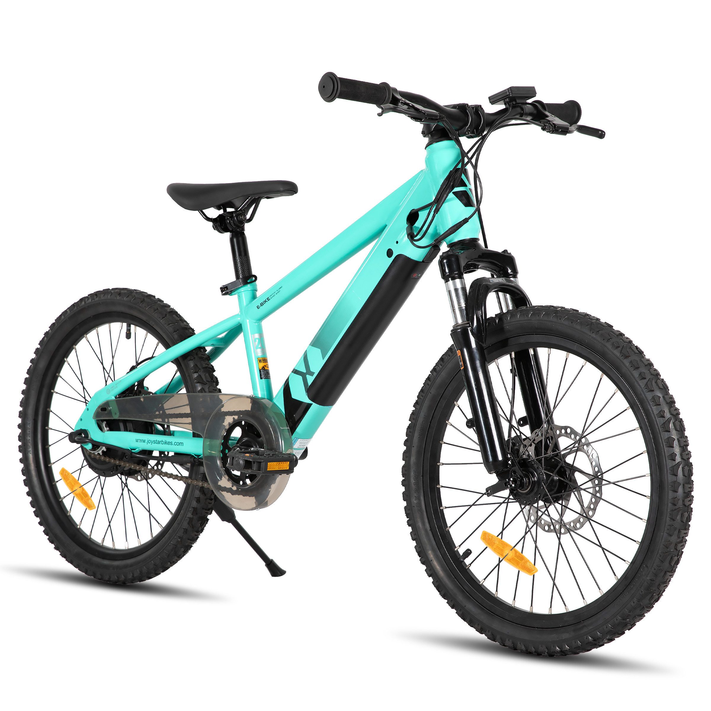 HILAND E-Bike 20 Zoll E-Mountainbike 24V 250W, Akku entnehmbar, Kinder & Erwachsene, Heckmotor, 124,8 Wh
