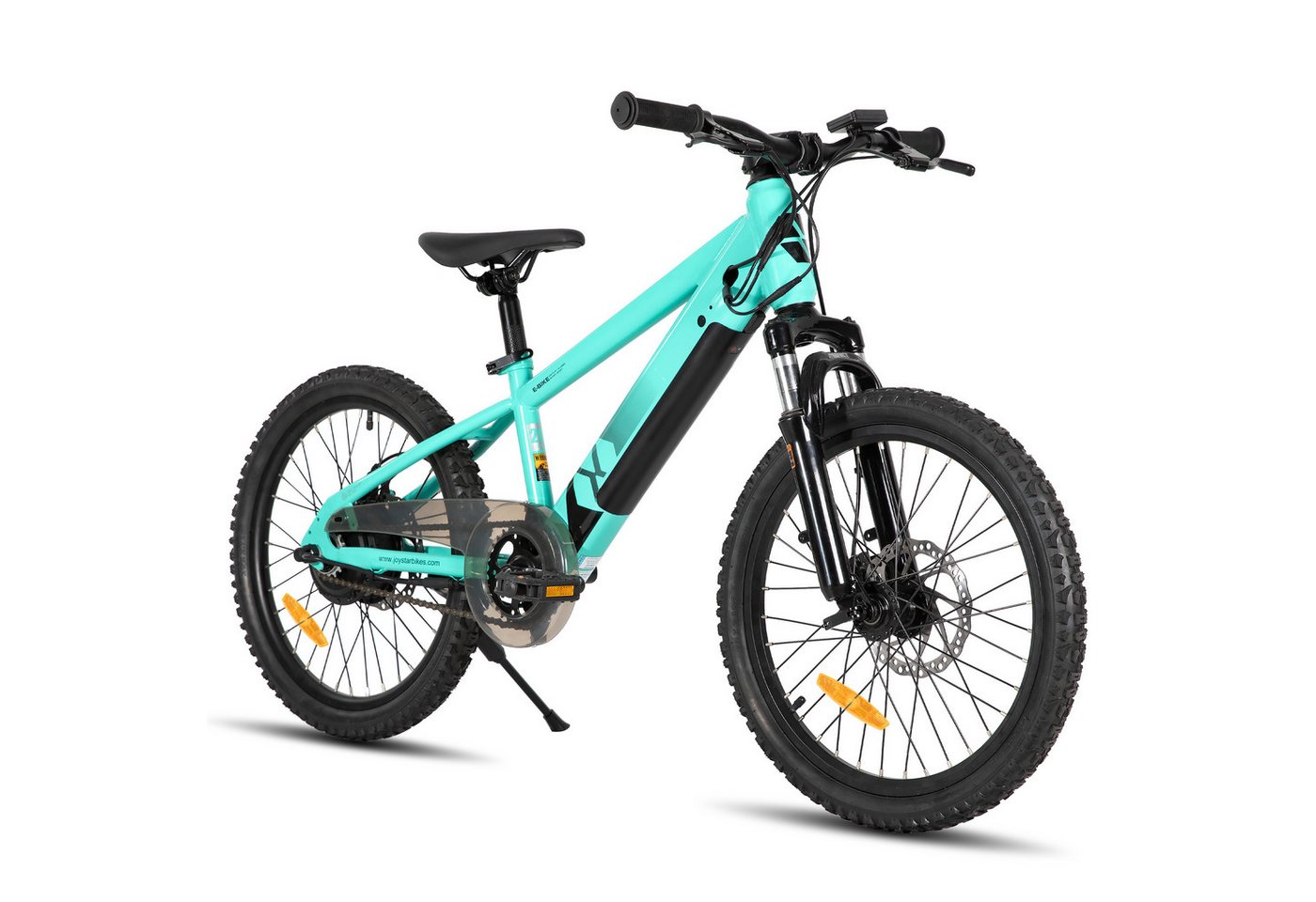 HILAND E-Bike 20/24 Zoll E‑Mountainbike 24V 250W Akku abnehmbar Kinder u. Erwachsene, Heckmotor, 124,8 Wh