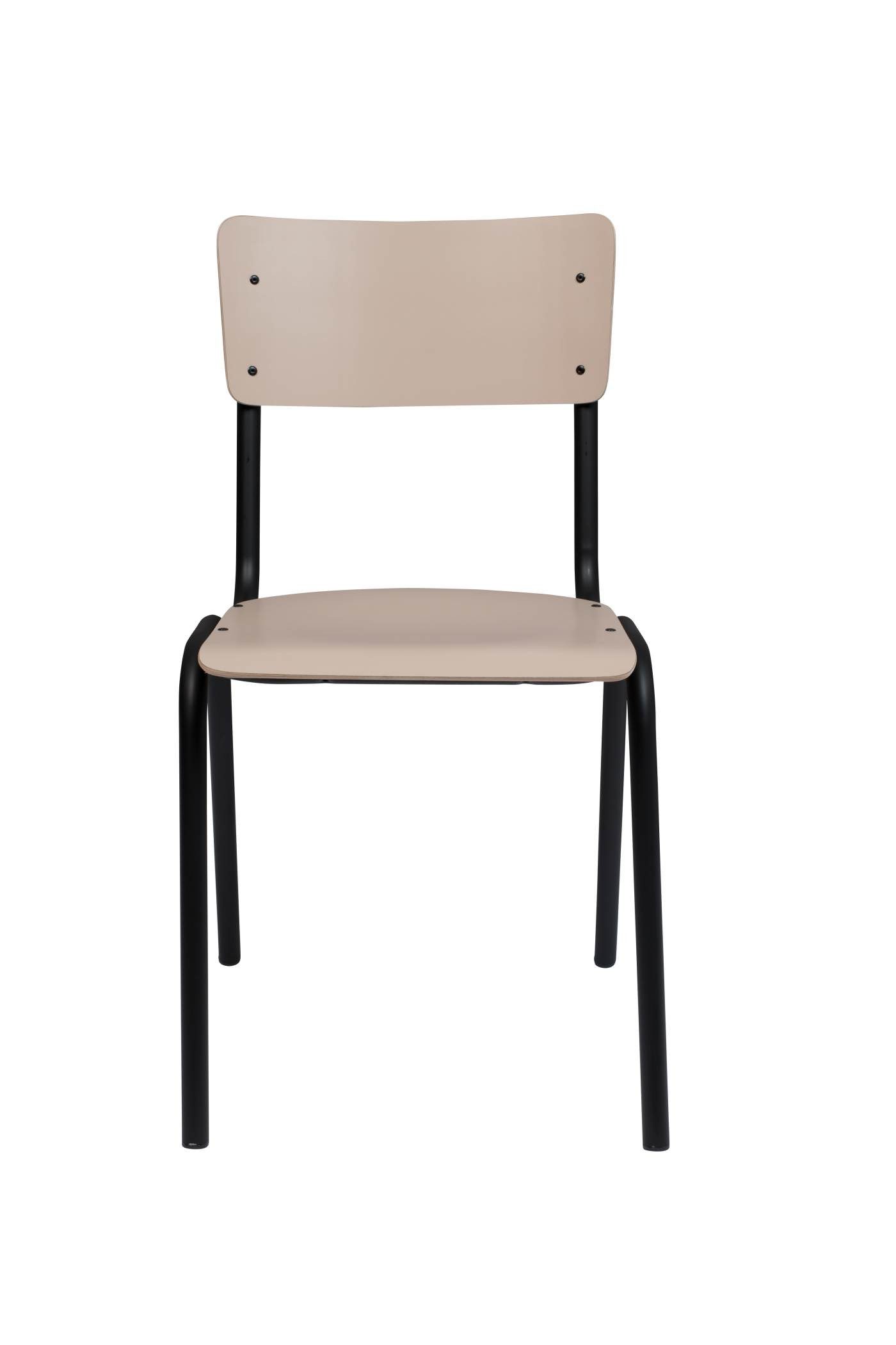 Zuiver Stapelstuhl Stuhl Stapelstuhl BACK TO SCHOOL MATTE BEIGE von ZUIVER