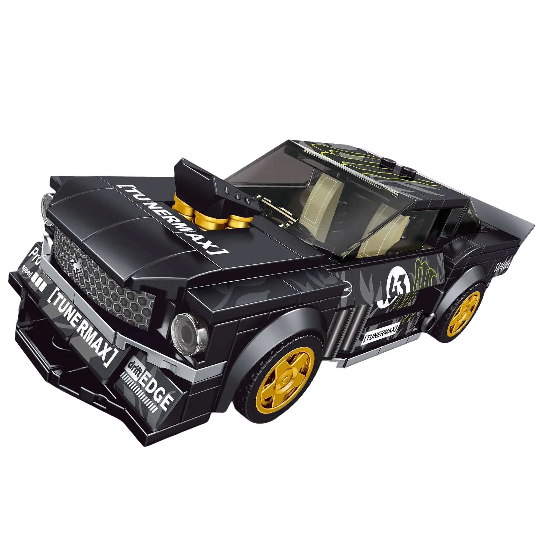 Mould King 27024 - schwarzer Sportwagen inkl. Vitrine (Mould King) Klemmbau günstig online kaufen