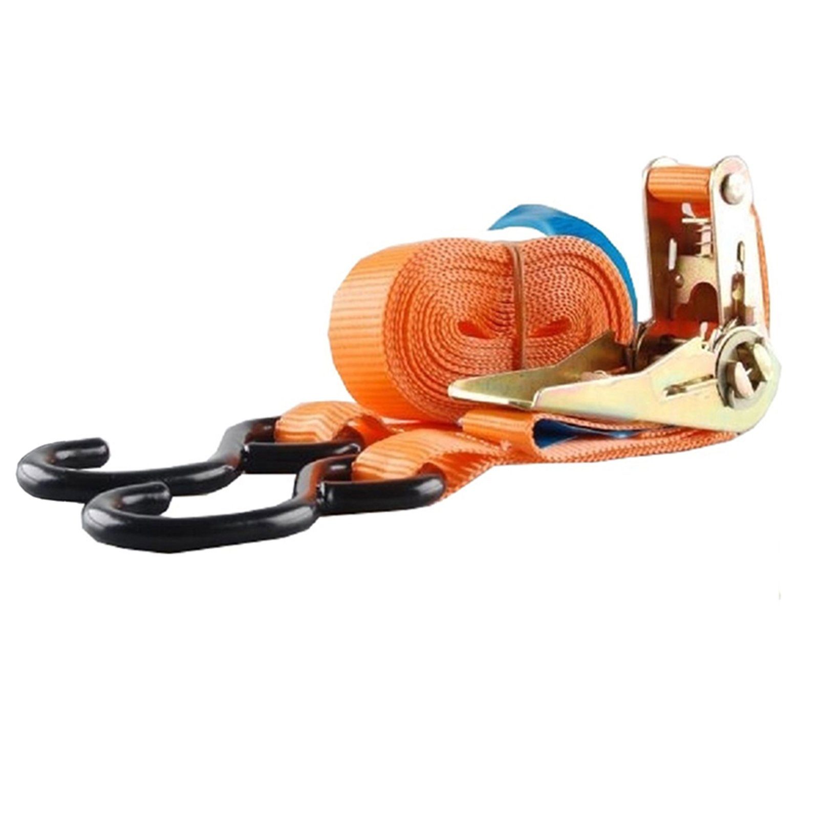 (Set, Spanngurte 8m orange 10m Ratsche 1-St) Spanngurt 2 TRUTZHOLM mit tlg. 50mm 6m 5m TÜV/GS Zurrgurt 800