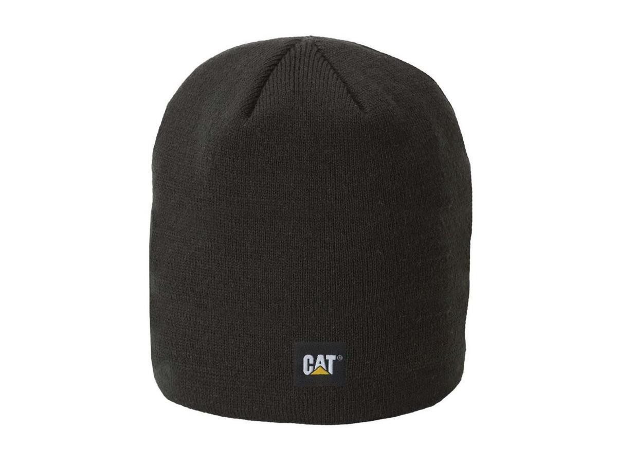 CAT Strickmütze Logo Knit Winter Mütze fein Strick Einheitsgröße mit Logo