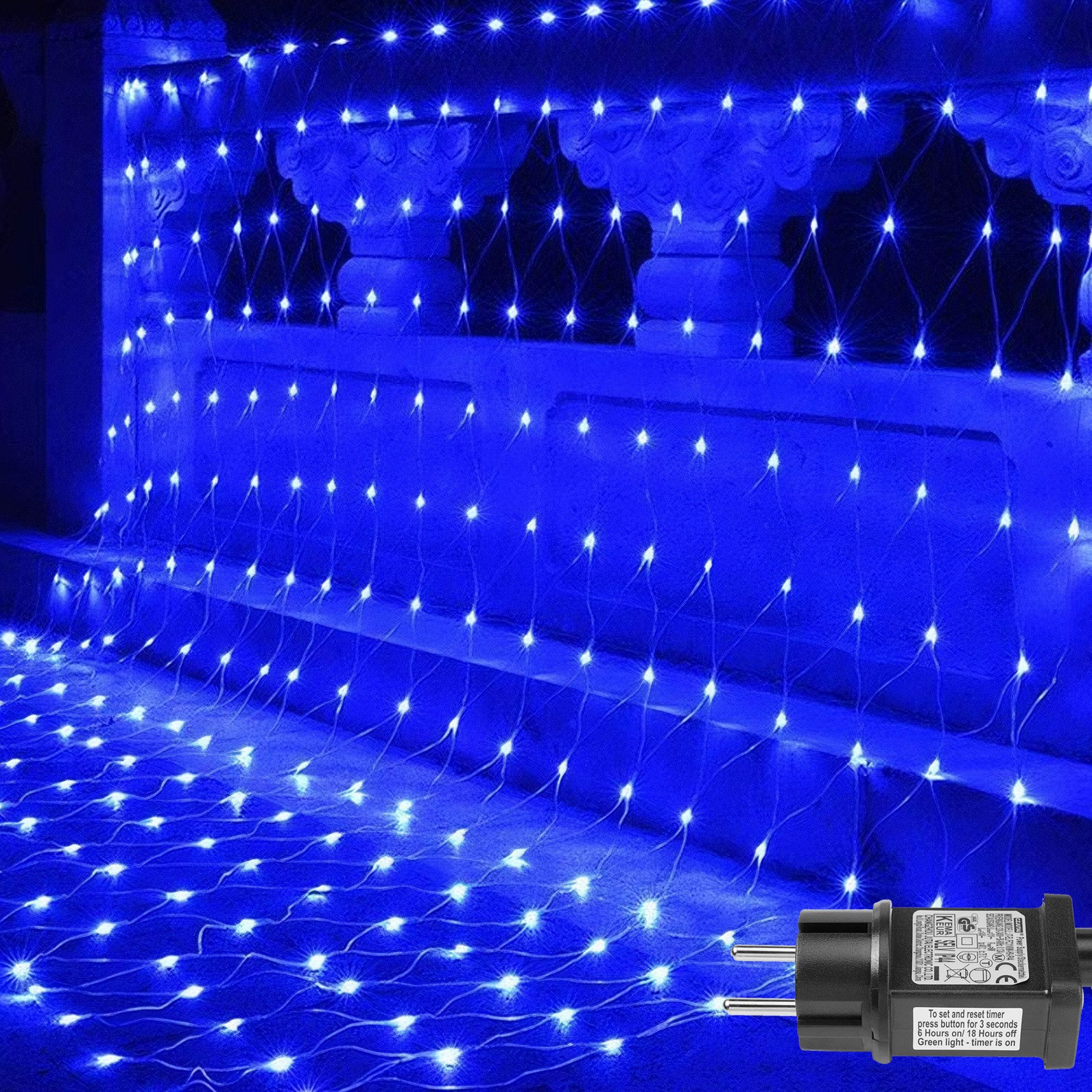 LMaxhome LED-Lichternetz Lichterkette Lichtervorhang Weihnachts Deko für Bü günstig online kaufen