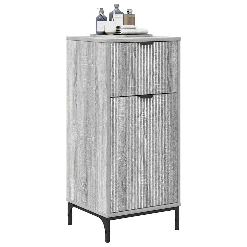vidaXL Badezimmerspiegelschrank Badezimmer Schrank Grau Sonoma günstig online kaufen