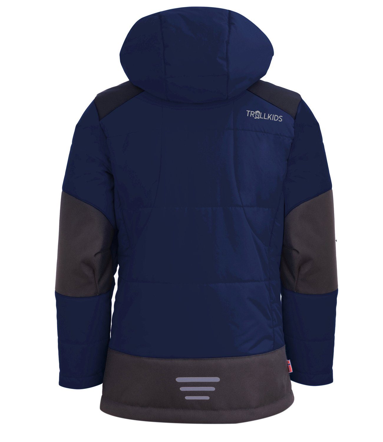 Wasserdicht Parka TROLLKIDS Marineblau/Rot Narvik