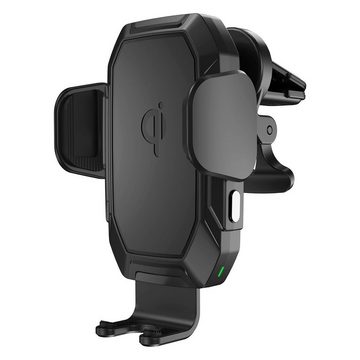 MidGard Auto Handyhalterung m. Ladefunktion Wireless Charging Induktion Halter Smartphone-Halterung