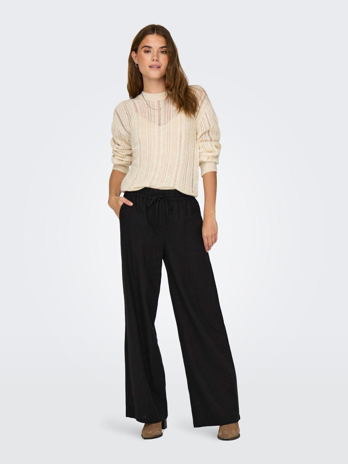 JACQUELINE de YONG Stoffhose hohe Taille günstig online kaufen